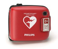 Philips Healthcare Defibrillator Carry Case 5 X 8 X 9.5 Inch, Red For use with FRX Defibrillator - Each - 989803139251-EA