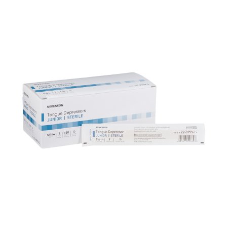 McKesson Tongue Depressor McKesson 5-1/2 Inch Length Wood - Box of 100 - 22-9999-S-BX