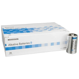 McKesson Alkaline Battery McKesson D Cell 1.5V Disposable 24 Pack - Each - 4858-EA