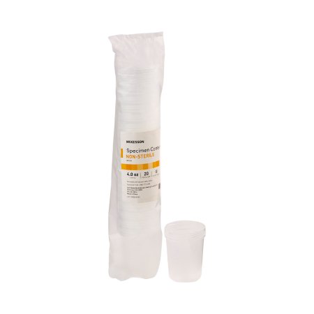 McKesson Specimen Container McKesson 120 mL (4 oz.) Without Closure NonSterile - Each - 561-EA