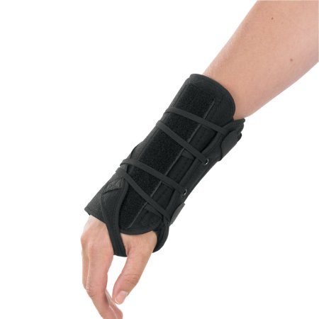 Breg Wrist Brace Apollo Universal Aluminum / Foam Right Hand Black One Size Fits Most - Each - 10057-EA