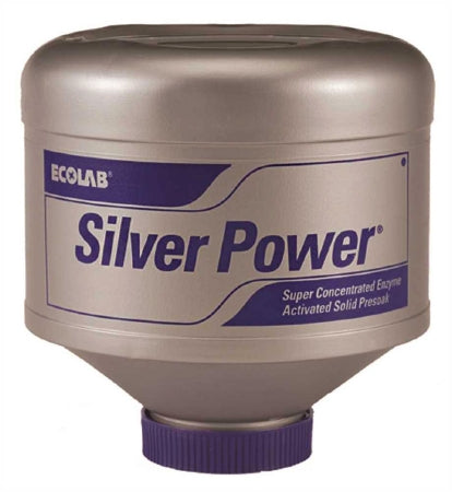 EcoLab Dish Detergent Solid Silver Power® 8 lbs. Bottle Capsule Citrus Scent - Case of 2 - 6112922-CS