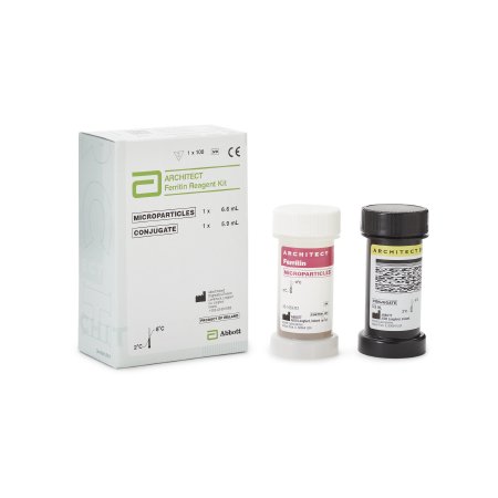 Abbott Reagent Kit Architect™ Anemia Assay / Nutritional Assessment Ferritin For Architect C4100 Analyzer 100 Tests R1: 6.6 mL, R2: 5.9 mL - Each - 07K5925-EA