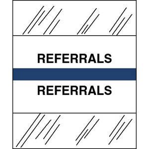 Tabbies Index Tab 1/2 X 1-1/4 Inch Referrals - Pack of 1 - 54540-PK
