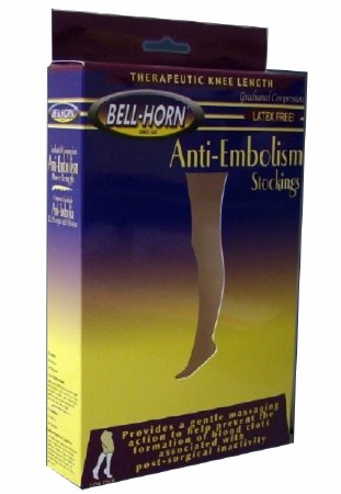 DJO Anti-embolism Stocking Knee High Medium Beige Open Toe - Pair - 11800M-PR