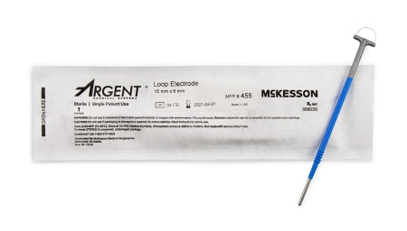 McKesson LEEP/LLETZ Electrode McKesson Argent™ Tungsten Wire Loop Tip Disposable Sterile - Box of 5 - 455-BX