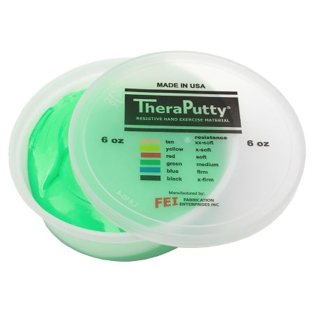 Fabrication Enterprises Therapy Putty CanDo® TheraPutty® Medium 6 oz. - Each - 10-0912-EA
