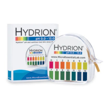 Fisher Scientific pH Paper in Dispenser Hydrion Insta-Chek® 0 to 13.0 - Case of 10 - 14853166-CS