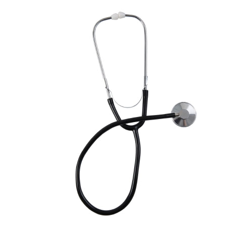 Mabis Healthcare Classic Stethoscope Mabis® Black 1-Tube 22 Inch Tube Single Head Chestpiece - Each - 10-428-020-EA