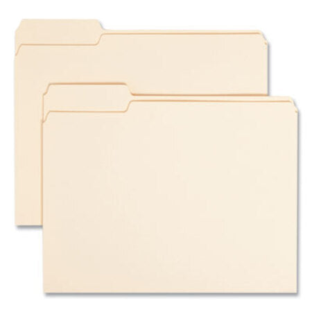 Smead™ Manila File Folders, 1/3-Cut Tabs: Left Position, Letter Size, 0.75" Expansion, Manila, 100/Box - Box of 1 - SMD-10331-BX