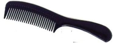 Donovan Industries Comb Dawn Mist® 7 Inch Black Plastic - Case of 1440 - GC7-CS