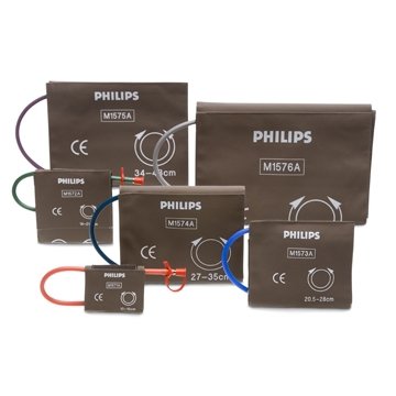 Philips Healthcare Reusable Blood Pressure Cuff Philips™ 27 to 35 cm Arm Nylon Cuff Adult Cuff - Each - 989803104171-EA