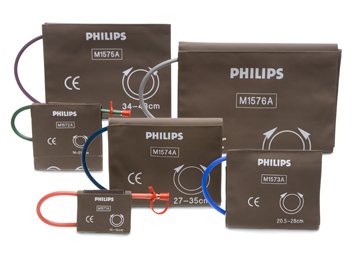 Philips Healthcare Reusable Blood Pressure Cuff Philips™ 34 to 43 cm Arm Nylon Cuff Large Adult Cuff - Each - 989803104181-EA