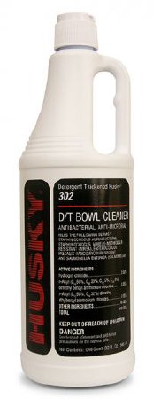 Canberra Husky® 302 Toilet Bowl Cleaner Acid Based Manual Pour Liquid 32 oz. Bottle Floral Scent NonSterile - Case of 12 - HSK-302-03-CS