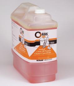 EcoLab Floor Cleaner Oasis® 100 Liquid 2.5 gal. Jug Citrus Scent - Each - 6114522-EA