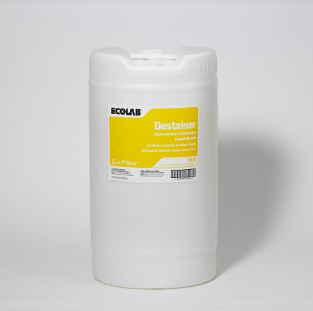 EcoLab Laundry Stain Remover Eco-Star™ Destainer 15 gal. Pail Liquid Concentrate Chlorine Scent - Each - 6116146-EA