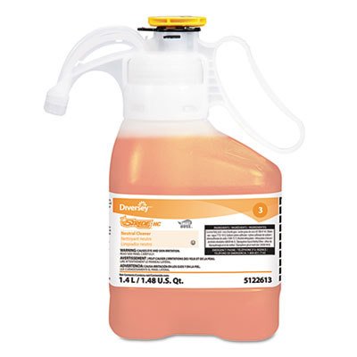 Lagasse Diversey™ Stride® HC Neutral Cleaner Surface Cleaner Non-Alkaline Manual Pump Liquid Concentrate 1.4 Liter Bottle Citrus Scent NonSterile - Case of 2 - DVO95122613-CS