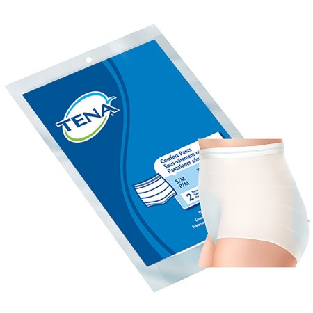 Essity HMS North America Inc TENA ProSkin™ Comfort Pants Knit Pant Unisex Knit Weave Small / Medium Pull On Reusable - Each - 64211-EA