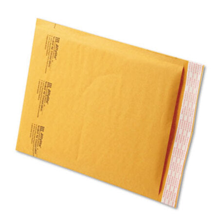 Sealed Air Jiffylite Self-Seal Bubble Mailer, #2, Barrier Bubble Air Cell Cushion, Self-Adhesive Closure, 8.5 x 12, Brown Kraft, 100/CT - CT/1 - SEL-39093-CT