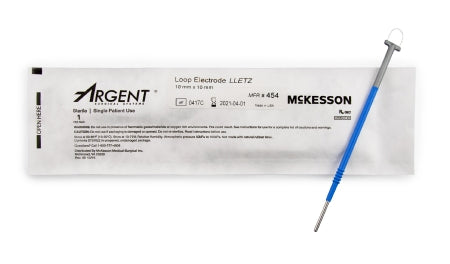 McKesson LEEP/LLETZ Electrode McKesson Argent™ Tungsten Wire Loop Tip Disposable Sterile - Box of 1 - 454-BX
