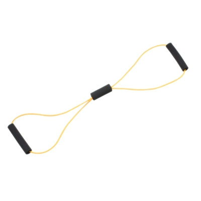 Fabrication Enterprises Exercise Resistance Tubing with Handles CanDo® BowTie™ Yellow 30 Inch Length X-Light Resistance - Each - 10-5591-EA