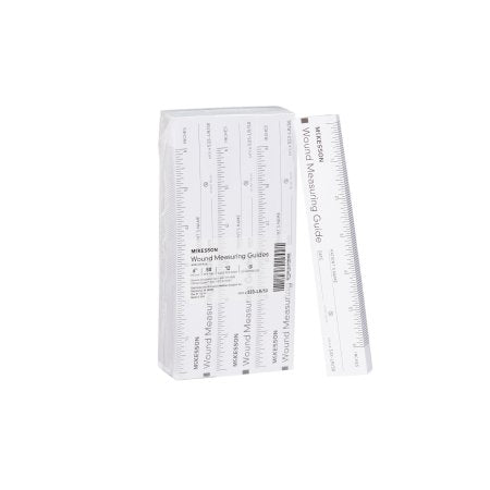 McKesson Wound Measuring Guide McKesson Metric / English Paper 6 Inch - PD/1 - 533-LR/50-PD