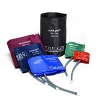 GE Healthcare Reusable Blood Pressure Cuff Set Dura-Cuf® Arm Nylon Cuff Multiple Cuff Sizes - Pack of 3 - 2059301-001-PK