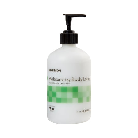 McKesson Hand and Body Moisturizer McKesson 18 oz. Pump Bottle Cucumber Melon Scent Lotion - Each - 53-28007-18-EA