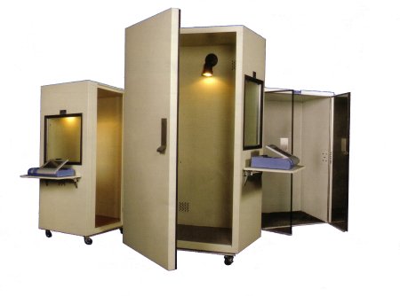 Ambco Electronics Audiometer Booth Interior Dimensions: 36 X 68 X 28 Inch, Exterior Dimensions: 40 X 75 X 32 Inch, 700 lbs., Steel For Hearing Test Administration - Each - AB2000-EA