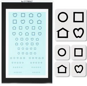 Good-Lite Preschool Eye Test Chart Good-Lite® Acuity Test - Each - 904032-EA