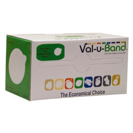 Fabrication Enterprises Exercise Resistance Band Val-u-Band® Lime 5 Inch X 6 Yard Level 3 Resistance - Each - 10-6213-EA