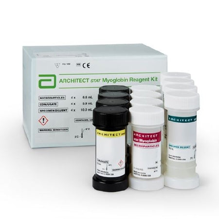Abbott Immunoassay Reagent Architect™ Cardiac Marker Myoglobin For Architect ci8200 / i1000SR / i2000 / i2000SR Analyzers 400 Tests - Box of 400 - 02K4320-BX