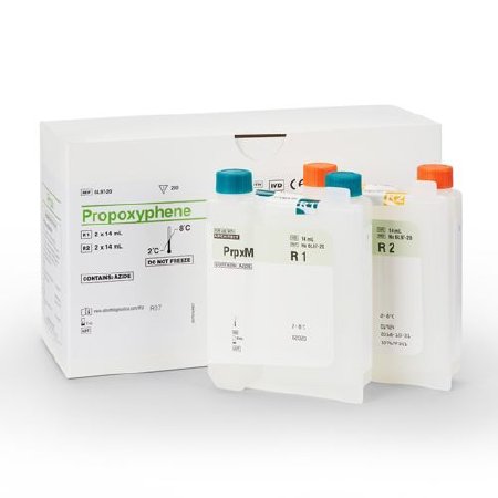 Abbott Toxicology Reagent Multigent™ Single Drug Propoxyphene (PROX) 200 Tests - Box of 200 - 06L9720-BX