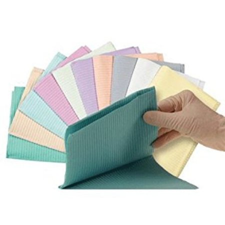 SPS Medical Supply Procedure Towel PolyBack® 13 W X 19 L Inch White NonSterile - Case of 500 - WPXWH-CS