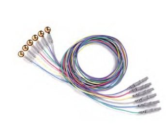 Natus Medical EEG Cup Electrode with Leadwire Natus® Neuro 12 per Pack - Box of 12 - 019-414100-BX