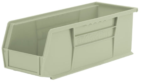 Akro-Mils Storage Bin AkroBins® Stone Plastic 5 X 5-1/2 X 14-3/4 Inch - Box of 12 - 30234STONE-BX