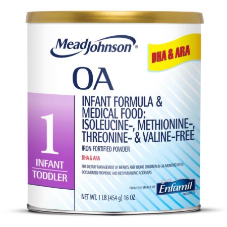 Mead Johnson Pediatric Oral Supplement Nutramigen™ with Enflora LGG® 1 lb. Can Powder Iron Organic Acidemias - Case of 6 - 893201-CS