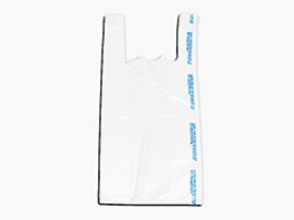 Elkay Plastics Open Ended Handle Bag Plastronic® 5 X 8 X 18 Inch 0.6 mil - Case of 1000 - CT1318W-CS