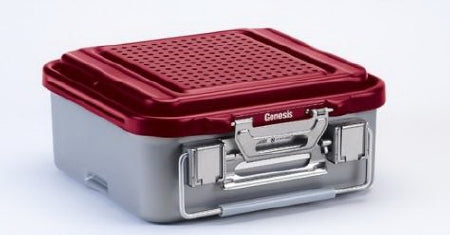 V. Mueller Sterilization Container Genesis® 5 X 11 X 12 Inch - Each - CD1-5C-RED-EA