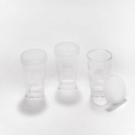 Caplugs Dilution Vial Polystyrene 25 mL Cap Closure - Box of 250 - 201-5266-050-BX
