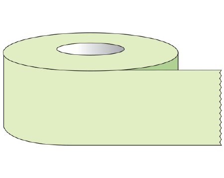 Shamrock Scientific Blank Label Tape Shamrock Multipurpose Label Lime Green Tape 1/2 X 500 Inch - Each - ST-12-15-EA