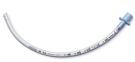 Smiths Medical ASD, Inc. Uncuffed Endotracheal Tube Portex® Curved 8.0 mm Adult Murphy Eye - Box of 10 - 100/127/080-BX