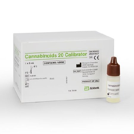 Abbott Calibrator Architect™ Multigent Cannabinoids 20 1 X 5 mL For Architect C16000, Architect C4000, Architect C4100, Architect C8000, Architect CI16200, Architect CI8200 Analyzer - Each - 03L4101-EA