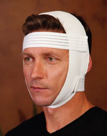 Medico International Facial Support Wrap One Size Fits Most Elastic White - Each - T-875-2-EA