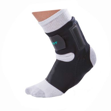 DJO Ankle Support Aircast® AirHeel™ with Stabilizers Small Pull-On / Hook and Loop Closure Male Up to 7 / Female Up to 8-1/2 Foot - Each - 09BS-EA