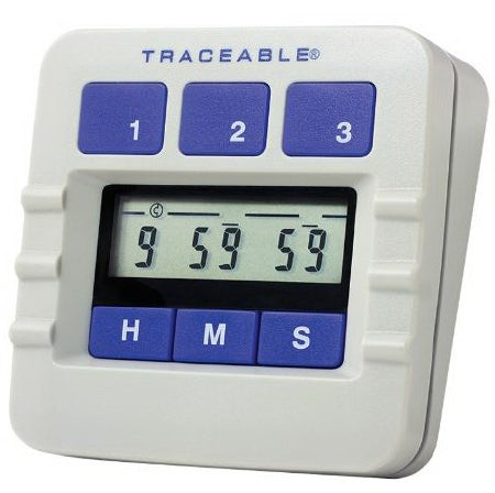 Cole-Parmer Inst. Electronic Alarm Timer 2 Channel Traceable® 10 Hours Digital Display - Each - 94460-60-EA