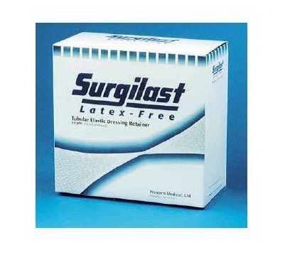 Gentell Elastic Net Retainer Dressing Surgilast® Tubular Elastic 25 Yard Size 12 White NonSterile - Each - GLLF2512-EA