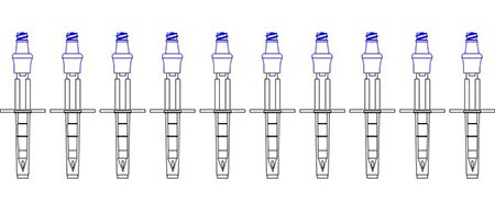 ICU Medical Bag Access Spike ChemoClave® - Case of 25 - CH-10-10-CS