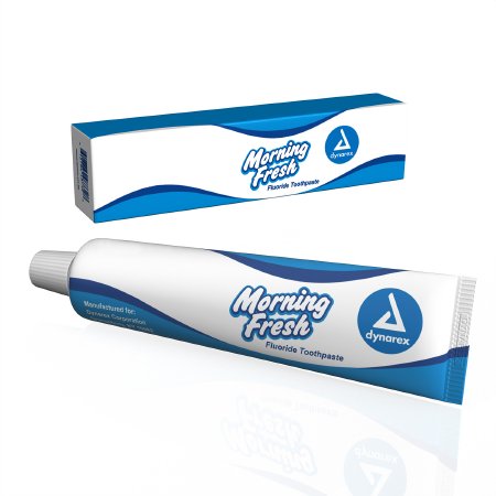 Dynarex Toothpaste Morning Fresh Mint Flavor 2.75 oz. Tube - Each - 4873-EA