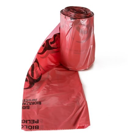 Medical Safety Systems Biohazard Waste Bag 1 to 2 gal. - Box of 20 - 280-18040610-BX